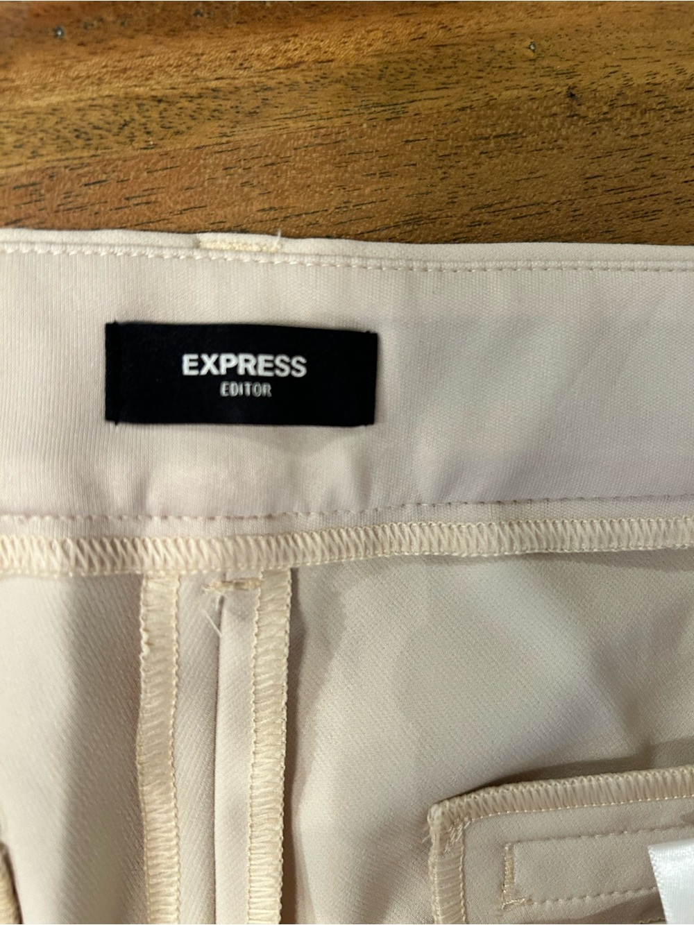 Express Dress Pants - Light Cream. 12R. NWT. - Picture 4 of 7